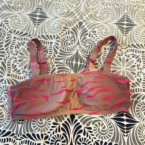 Nwt bikini top - pink - TOP ONLY- size large